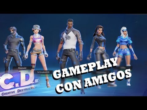 Jugando CREATIVE DESTRUCTION con amigos @PhantomRyukitzujesusgameplay