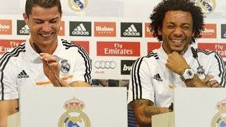 Cristiano Ronaldo y Marcelo en Ataque de Risa Durante Entrevista