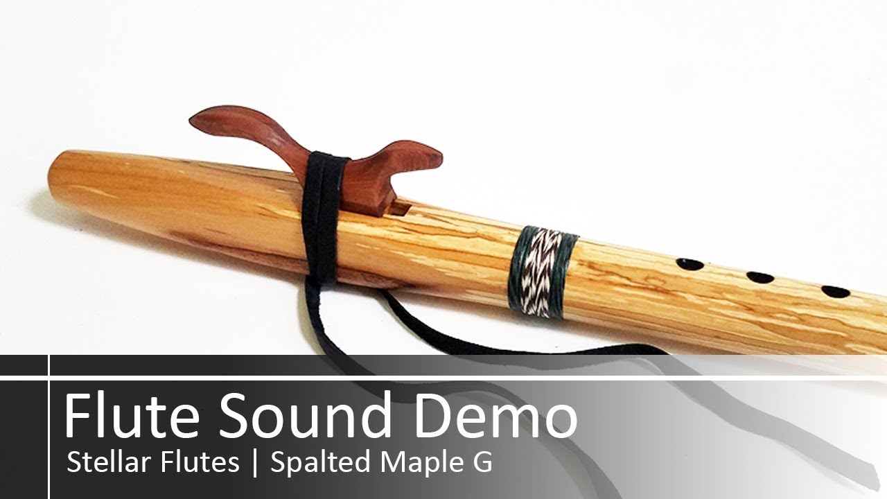 Native American Style Flute Key of G 4119 Spalted Alder YouTube