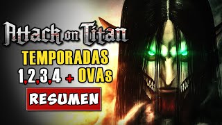 SHINGEKI NO KYOJIN TEMPORADA 1, 2, 3, 4 Y OVAs | Resumen y Explicación