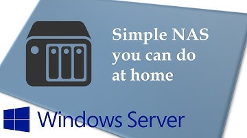 Simple Home RAID 1 NAS Server with Windows Server 2016