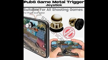 PUBG Metal Joystick Trigger for Mobile Gaming Fire Buttons Controllers for Gamers