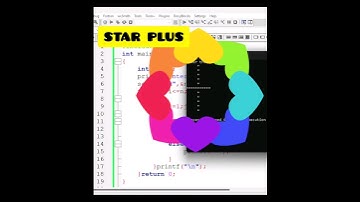 Star Pattern Printing C Programming 🔴||⭐Star Plus➕ || #coding #cprogramming