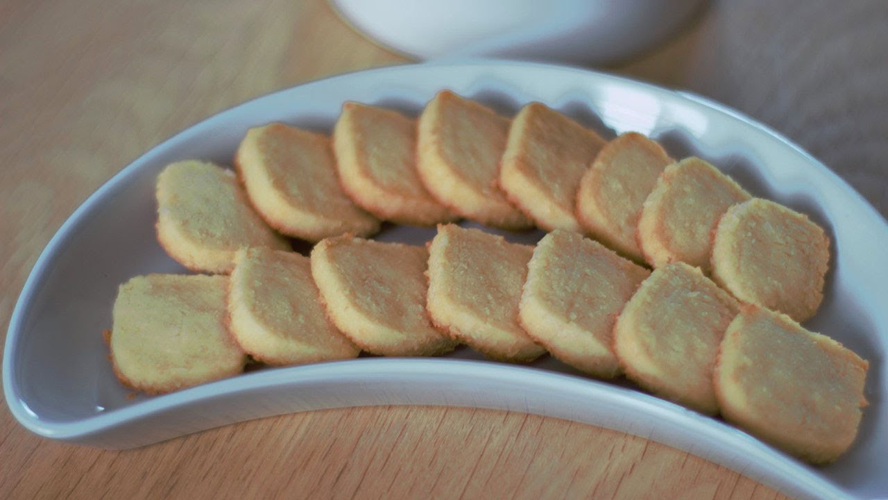 coconut butter cookies - YouTube