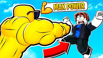 Unlocking MAX POWER in PUSHING SIMULATOR (ROBLOX)