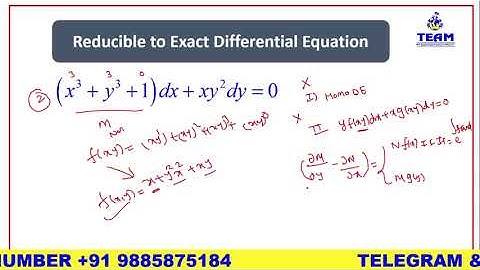 How to Identify Integrating Factors  for non Exact DE, in different Methods
