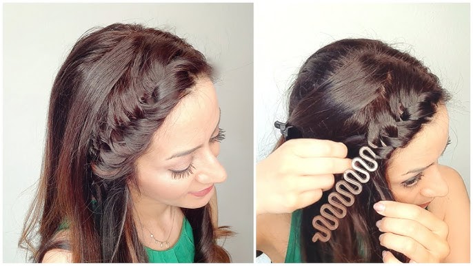 Beautiful French braid Hairstyle using Tool - Unique Hairstyle ideas for  party