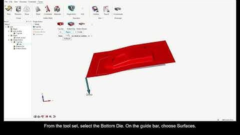 Single Action Draw Simulation with Manual Setup with Altair Inspire Form
