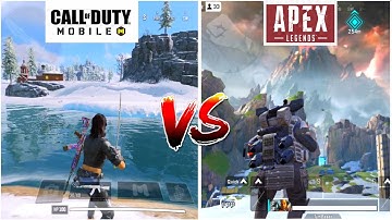 Apex Legends Mobile Vs Call Of Duty Mobile Graphics Comparison | Which One Is Better?