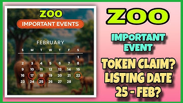 Zoo Important Event 😍 | Zoo Withdrawal 25 February? | Zoo Token Claim | Zoo New Update  | AGP