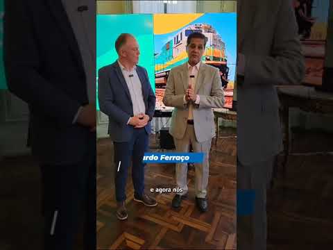 Vídeo: Casagrande e Ricardo Ferraço gravam vídeo falando sobre a Ferrovia no Litoral Sul
