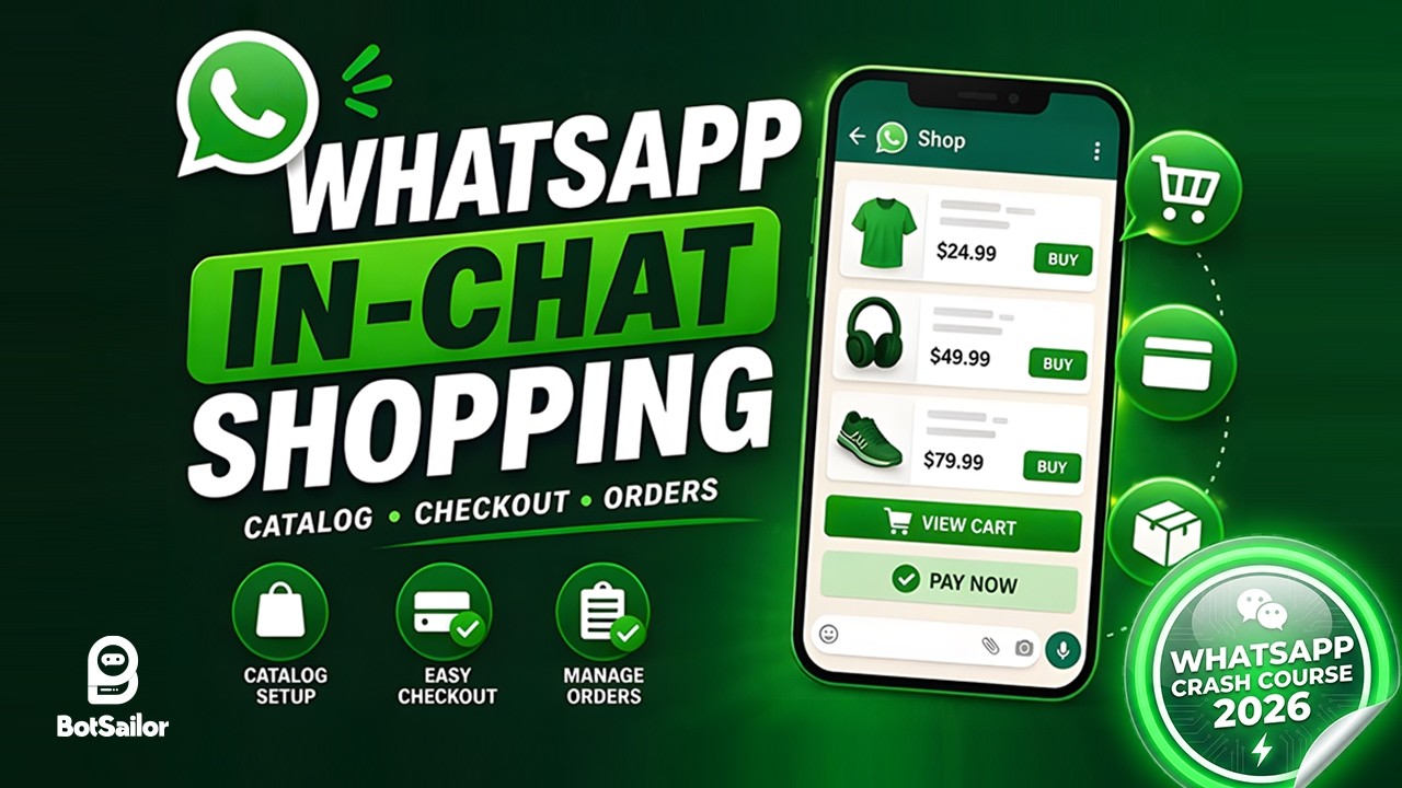 WhatsApp In-Chat Shopping Full Tutorial | Catalog Setup, Checkout & Orders