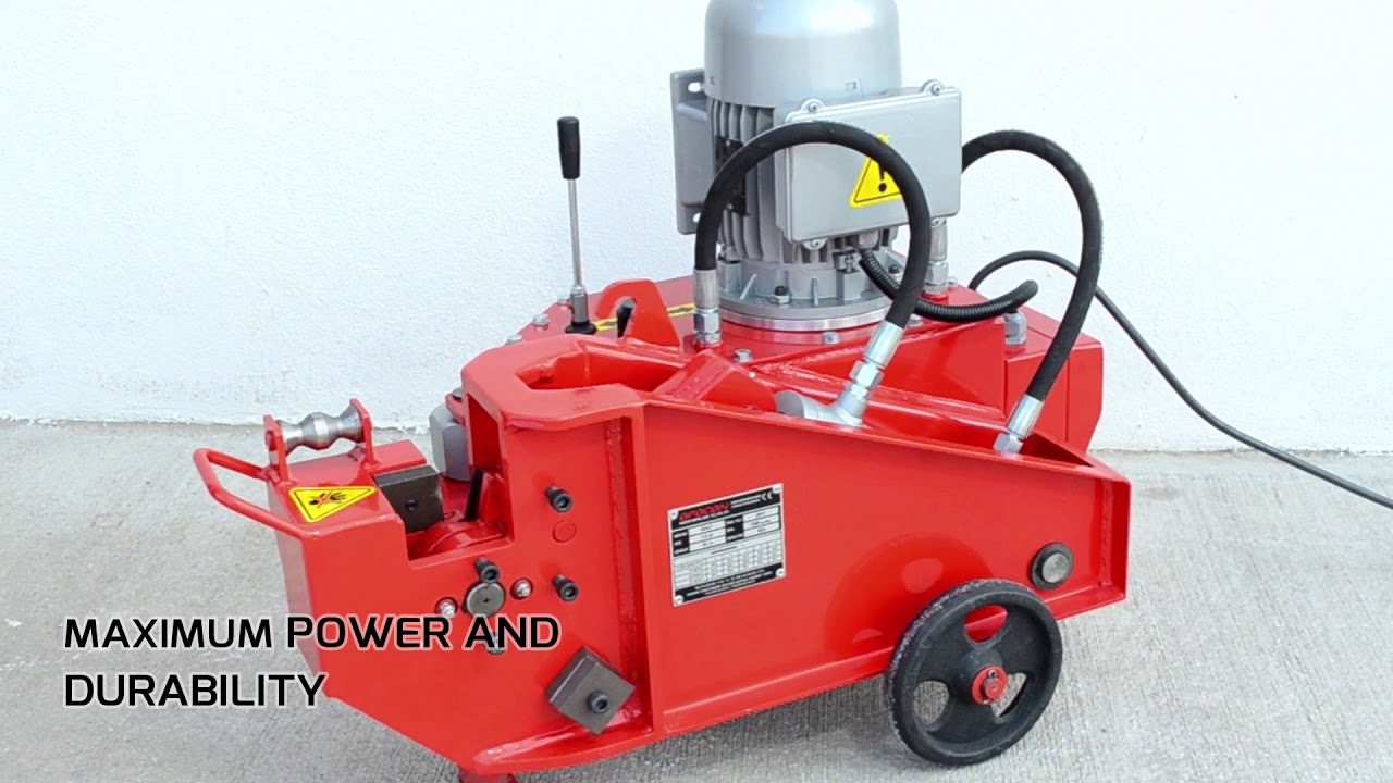 Afacan Machine H22 Hydraulic Rebar Cutting Machine YouTube