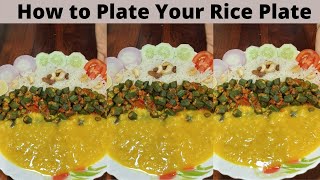 How to Eat Your Rice Plate |Plating Rice in a Amazing Way shorts youtubeshorts