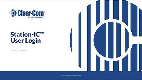 Station-IC™ User Login