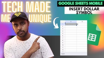 How to insert dollar symbol in Google sheets mobile | how to add dollar sign in Google sheets mobile