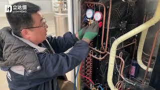 How does liquid nitrogen machine carry out refrigerant recovery?