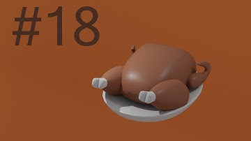THANKSGIVING TURKEY - Blender [timelapse]