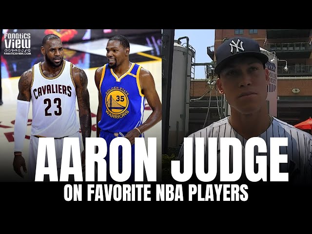 Aaron Judge Reveals His Favorite NBA Players & Answers If Baseball Is  Harder Than Basketball 