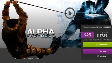 Alpha Protocol: The Spy RPG You’ve Never Heard Of IS BACK