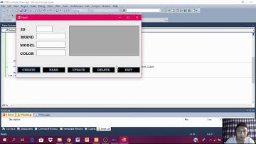 C.R.U.D (create, retrieve, update, delete) in Visual Studio || VB.NET