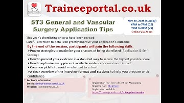 ST3 Application Generic Part - 2026