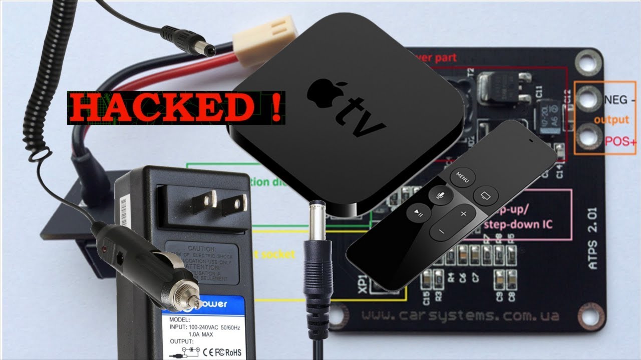 Apple TV 4 Hacked Power Supply AC/DC and More Detailed Step Step - YouTube