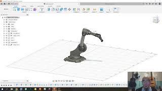 Fusion 360. Industrial robot arm movement - As-built joint