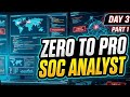 Operating System Subsystems &amp; Threat Telemetry | Day 3: Part 1 | SOC Analyst Training