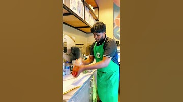 How Café Coffee is Made | Relaxing Barista Video #shorts