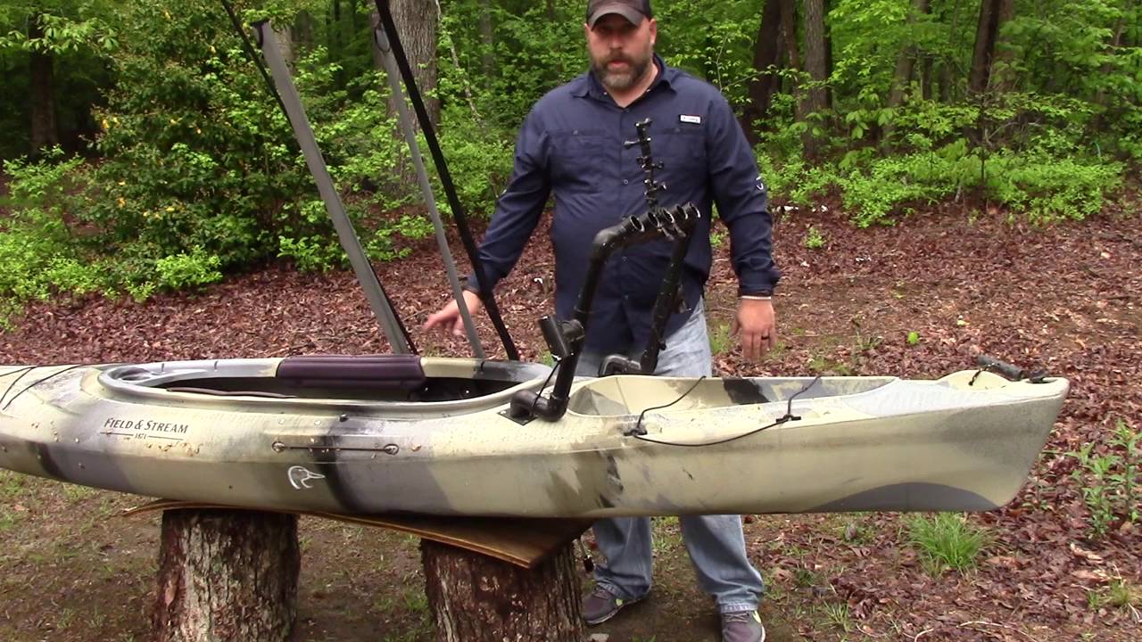 kayak rod holder...... diy - youtube