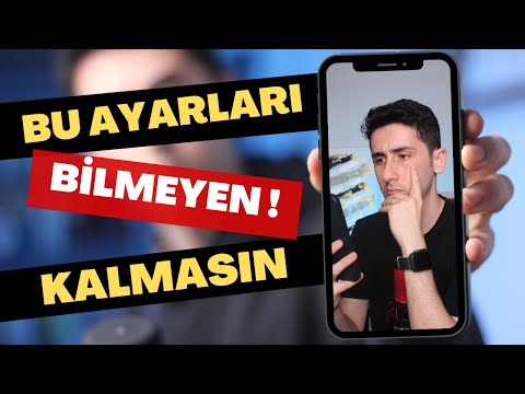 İPHONE KAMERA AYARLARI