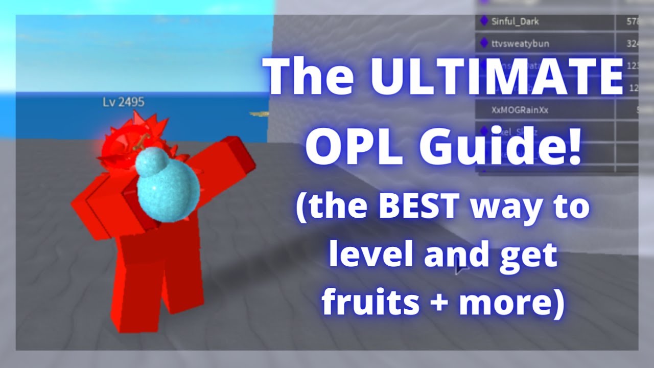 The ULTIMATE ONE PIECE LEGENDARY GUIDE!!! (best way to level/get fruits and  more!) 