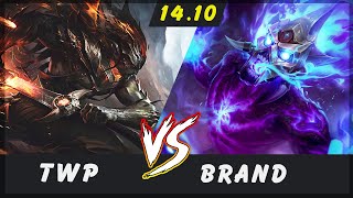 TheWanderingPro - Yasuo vs Brand MID Patch 14.10 - Yasuo Gameplay by Yasuo Legends 885 views 10 days ago 22 minutes