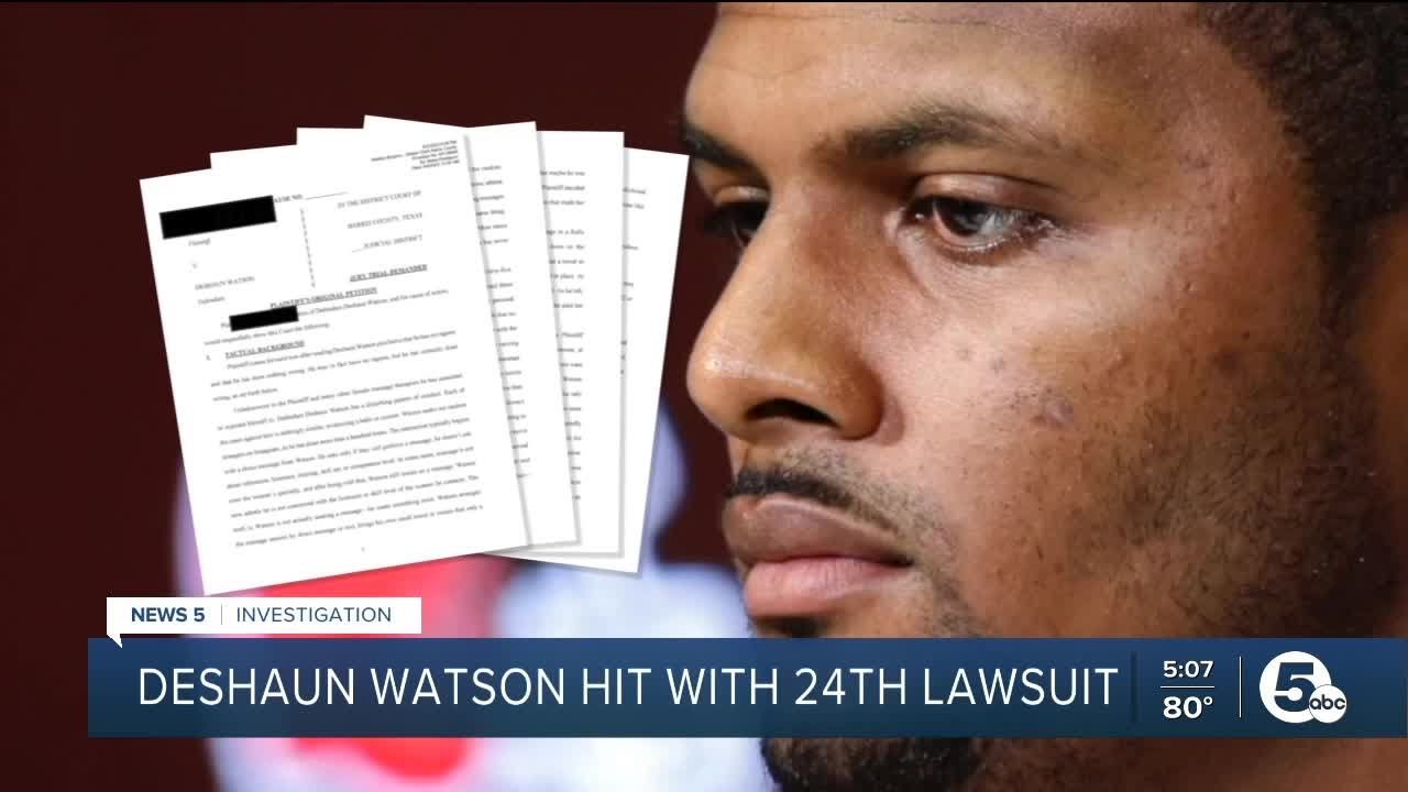 Browns QB Deshaun Watson now facing 24 lawsuits alleging sexual ...