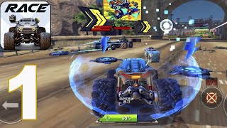 RACE: Rocket Arena Car Extreme - Gameplay Walkthrough Part 1🤩(iOS,Android) screenshot 3