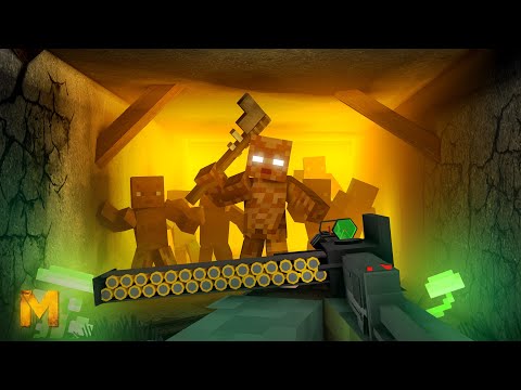ЛОГОВО ЛЮДОЕДОВ?! - МЕТРО 2033 В МАЙНКРАФТ #2