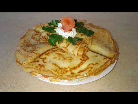 Video: How To Cook Pancakes With Salmon