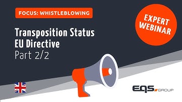Transposition Status EU Directive - Part 2/2