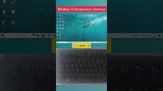 Windows 10 Screenshot Shortcut Key 📸 | Fastest Way to Take Screenshot #shorts