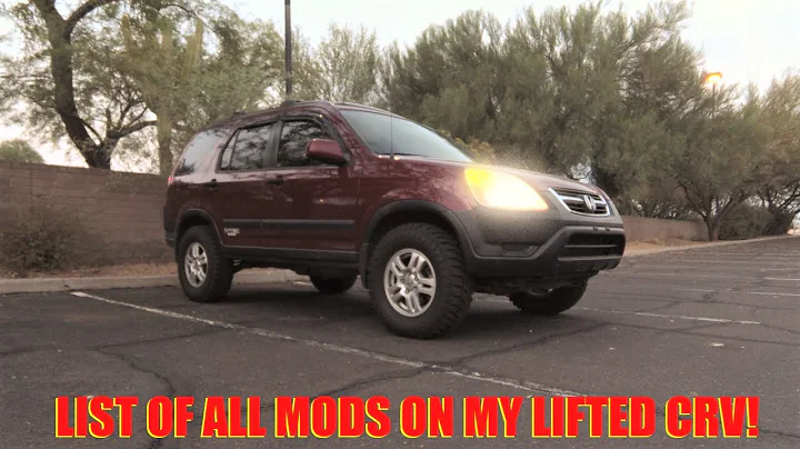 LIST of ALL MODS on MY LIFTED CRV! off-road build (2003 honda crv)