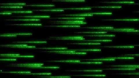 Matrix Code Effect 4K   Free HD Stock Footage   No Copyright   Motion Background Loop