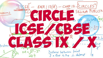 EX 17A full exercise SELINA CLASS 9 CONCISE MATHS SOLUTIONS CIRCLE ICSE CBSE LECT 1/4 sat olympiad
