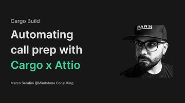 Automating call prep with Cargo x Attio