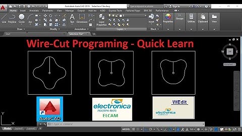 Wire Cut Programmine Quick Learn #ELCAM Programe