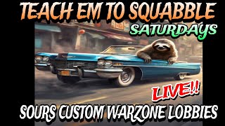 LIVE ~ Teach em to Squabble Saturdays ~ !game to add hours to stream