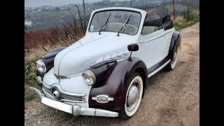 Panhard Cabriolet - Remontage moteur boite sur le châssis