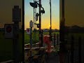 Beautiful sunset in Osaka