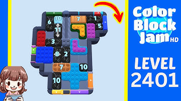 Color Block Jam Level 1491 (2401) Solution Walkthrough