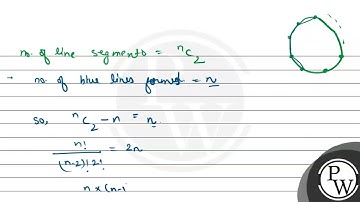 Let n≥2 be an integer. Take distinct points on a circle and join each pair of points by a lin....